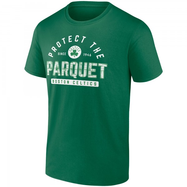 Boston Celtics Fanatics Kelly Green Protect The Parquet Hometown Collection T-Shirt