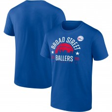 Philadelphia 76ers Broad Street Ballers Hometown Collection T-Shirt - Royal