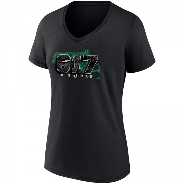 Футболка Boston Celtics Women's Hometown Collection 617 - Black