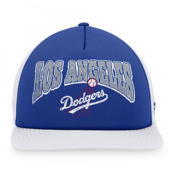 Бейсболка Los Angeles Dodgers Heritage Foam Front Trucker - Royal/White