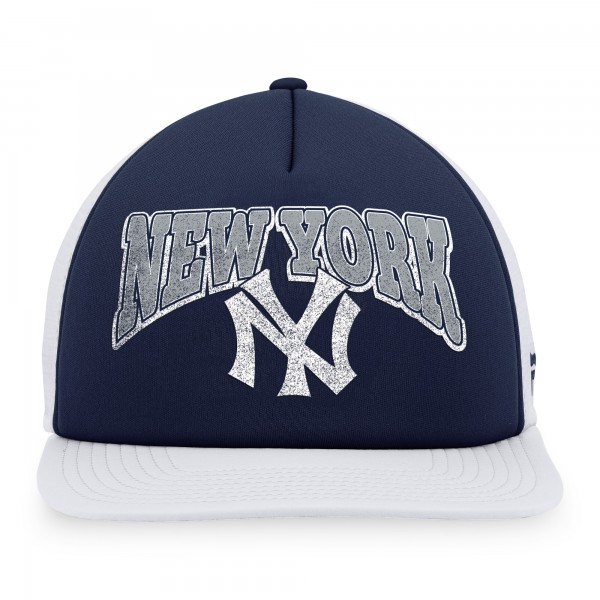 Бейсболка New York Yankees Heritage Foam Front Trucker - Navy/White
