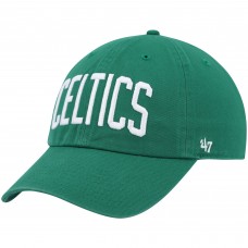 Бейсболка Boston Celtics 47 Kelly Green Clean Up Wordmark