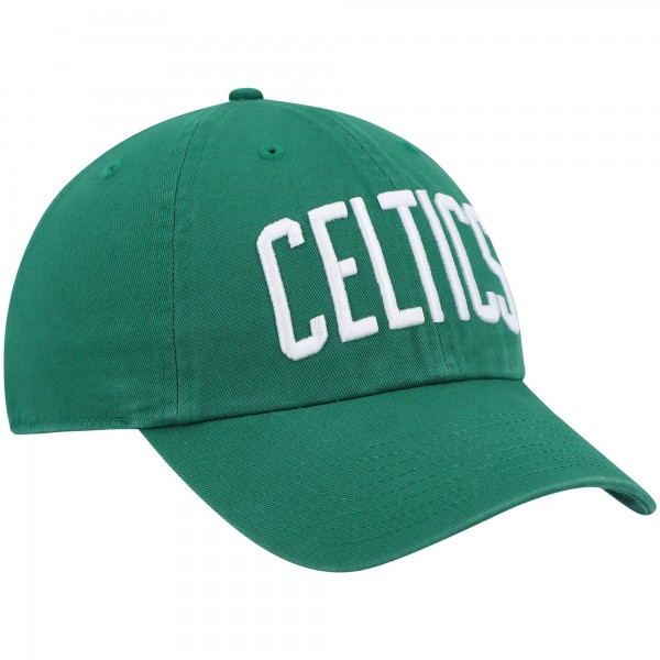 Бейсболка Boston Celtics 47 Kelly Green Clean Up Wordmark