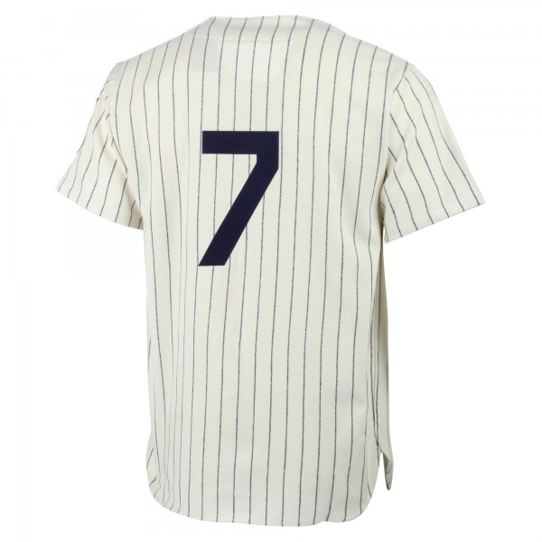 Джерси New York Yankees Mickey Mantle Mitchell & Ness Cream 1951 Cooperstown Collection Authentic