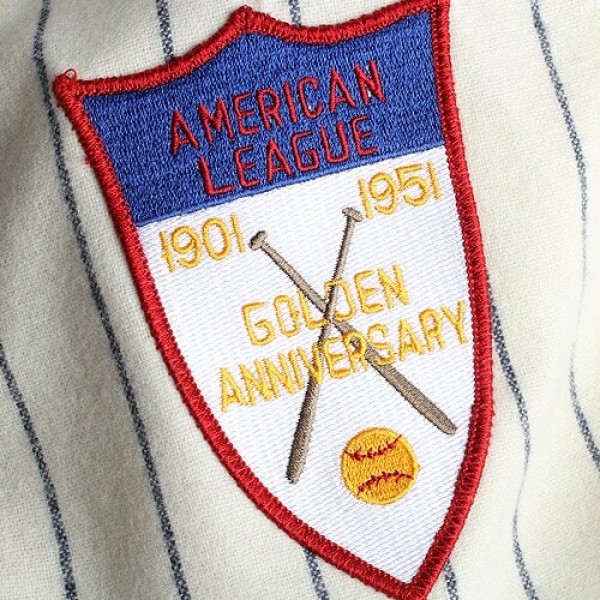 Джерси New York Yankees Mickey Mantle Mitchell & Ness Cream 1951 Cooperstown Collection Authentic