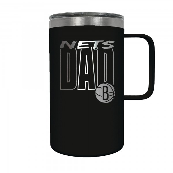 Brooklyn Nets Dad 18oz. Hustle Travel Mug