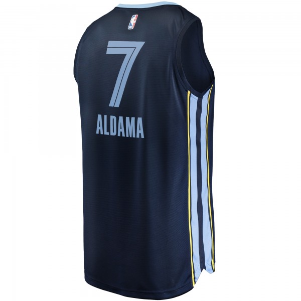 Игровая форма  Santi Aldama Memphis Grizzlies 2021/22 Fast Break Replica - Icon Edition - Navy