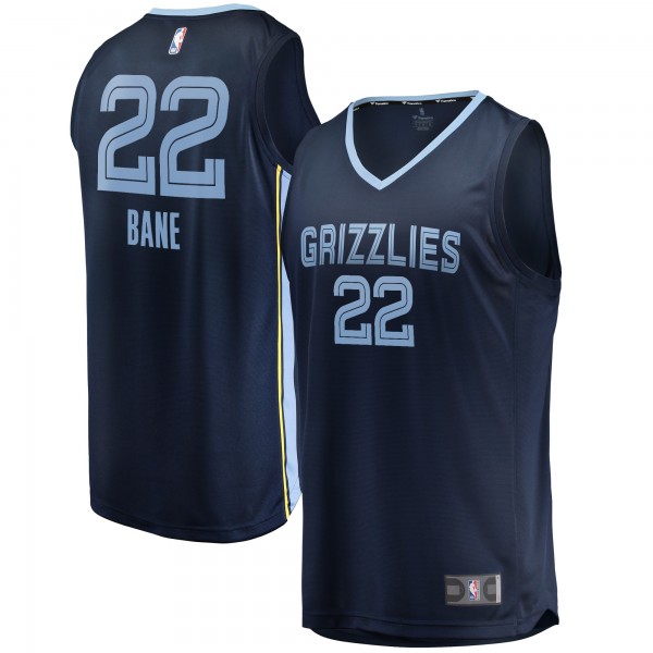 Игровая форма  Desmond Bane Memphis Grizzlies 2021/22 Fast Break Replica - Icon Edition - Navy