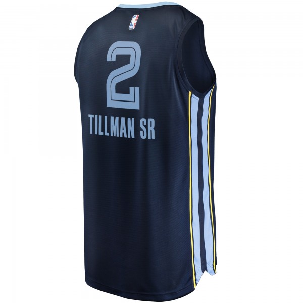 Игровая форма  Xavier Tillman Sr. Memphis Grizzlies 2021/22 Fast Break Replica - Icon Edition - Navy