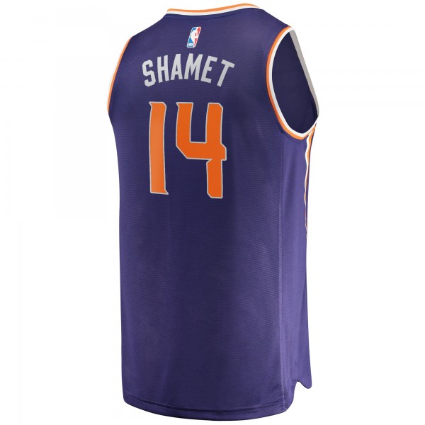 Игровая форма  Landry Shamet Phoenix Suns 2021/22 Fast Break Replica - Icon Edition - Purple