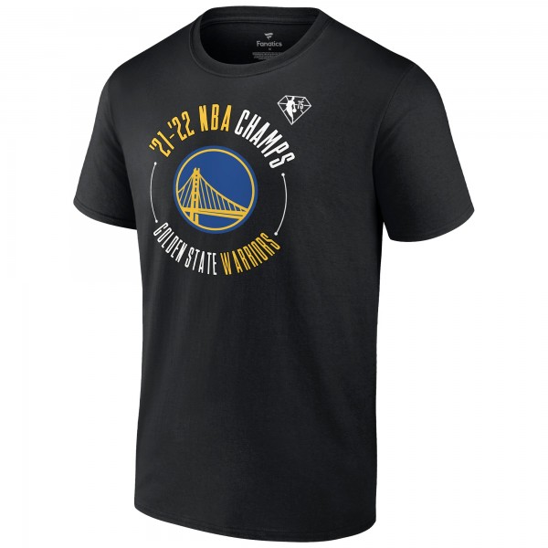 Футболка Golden State Warriors 2022 NBA Finals Champions Drive List Roster - Black