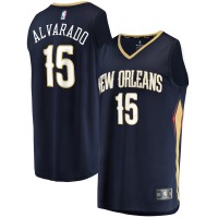 Игровая форма  Jose Alvarado New Orleans Pelicans 2021/22 Fast Break Replica - Icon Edition - Navy