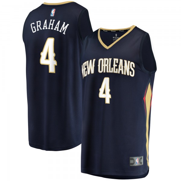 Игровая форма  Devonte' Graham New Orleans Pelicans 2021/22 Fast Break Replica - Icon Edition - Navy