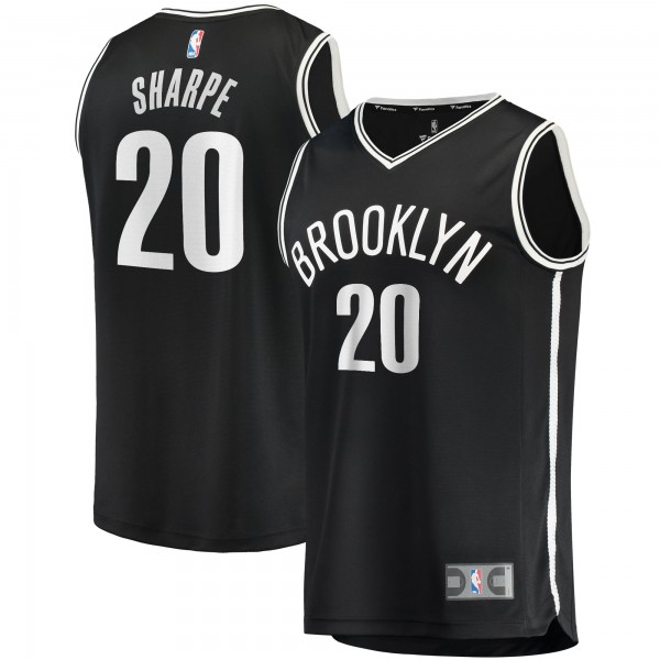 Игровая джерси DayRon Sharpe Brooklyn Nets Fast Break Replica - Icon Edition - Black