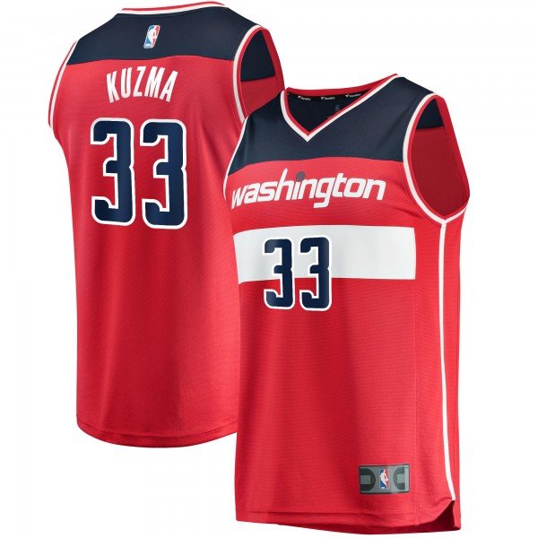 Игровая форма  Kyle Kuzma Washington Wizards 2021/22 Fast Break Replica - Icon Edition - Red