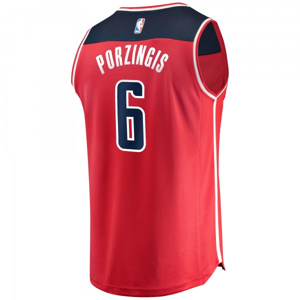 Игровая форма  Kristaps Porzingis Washington Wizards 2021/22 Fast Break Replica - Icon Edition - Red