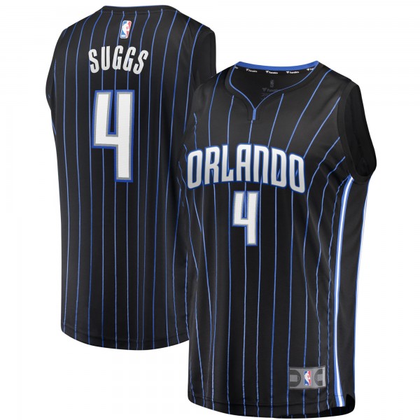 Подростковая Orlando Magic Jalen Suggs Fanatics Black 2021/22 Fast Break Replica Jersey - Icon Edition