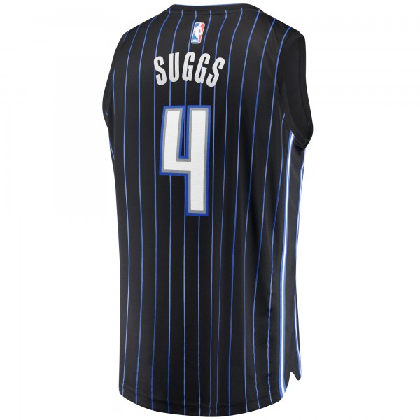 Подростковая Orlando Magic Jalen Suggs Fanatics Black 2021/22 Fast Break Replica Jersey - Icon Edition