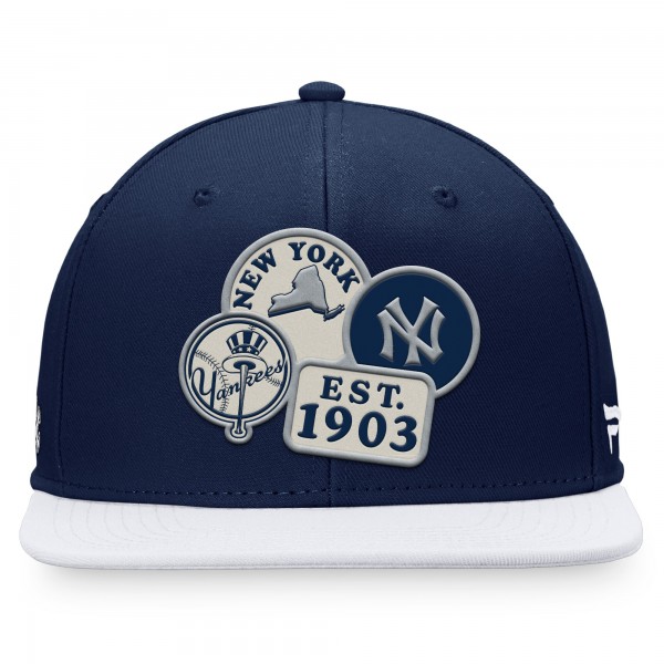Бейсболка New York Yankees Heritage Patch - Navy/White