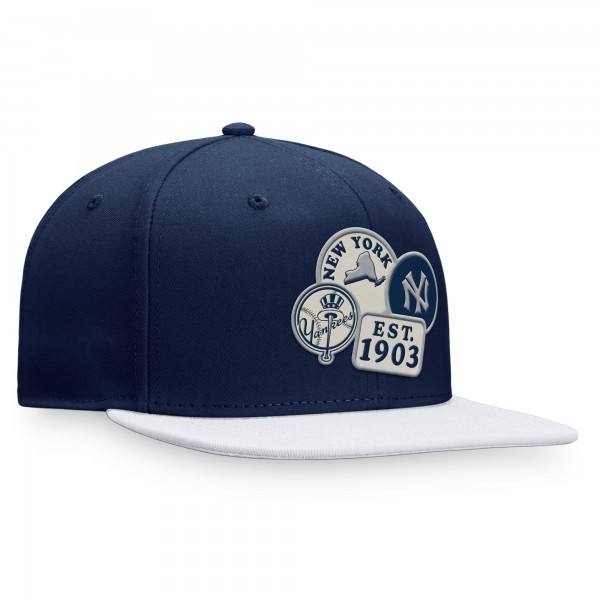 Бейсболка New York Yankees Heritage Patch - Navy/White