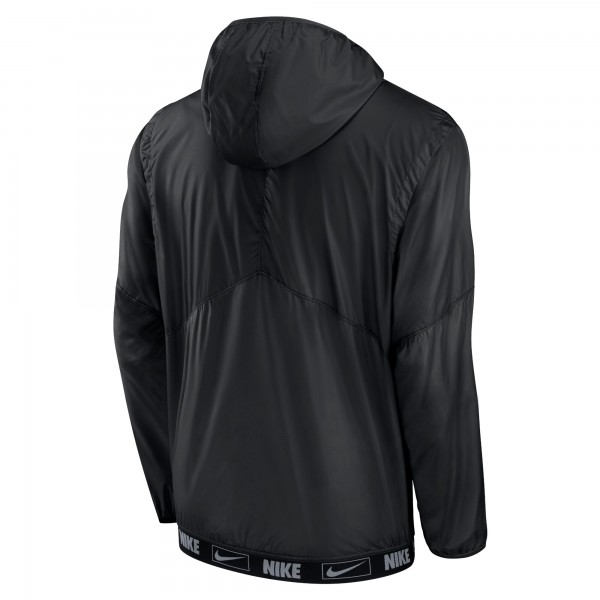 Ветровка на короткой молнии New York Yankees Nike Authentic Night Game Performance - Black