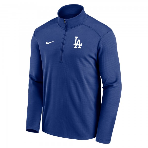 Кофта на короткой молнии Los Angeles Dodgers Nike Agility Pacer Lightweight Performance - Royal