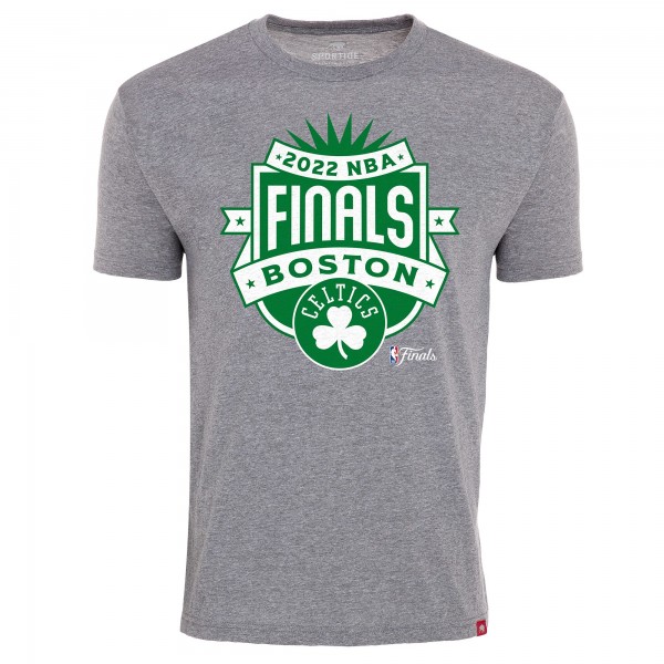 Футболка Boston Celtics Sportiqe 2022 NBA Finals Crest Comfy - Gray