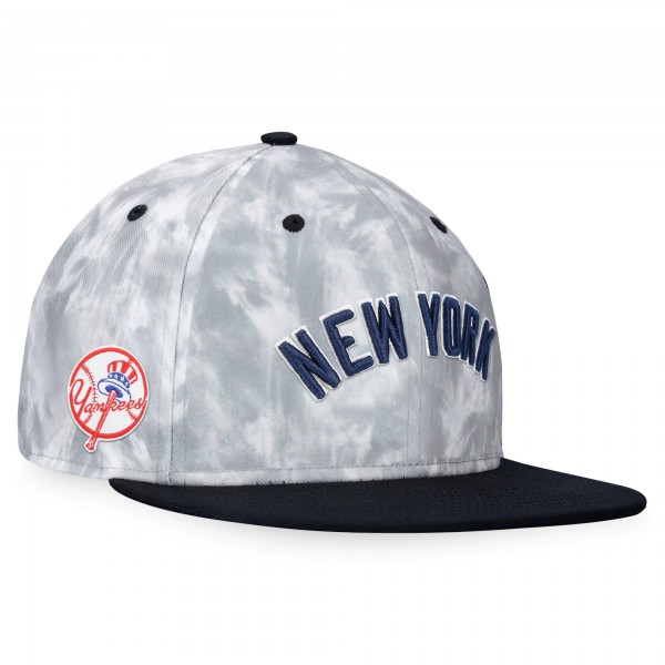 Бейсболка New York Yankees Smoke Dye - Black/White