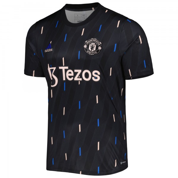 Футболка Manchester United adidas 2022/23 Pre-Match - Black