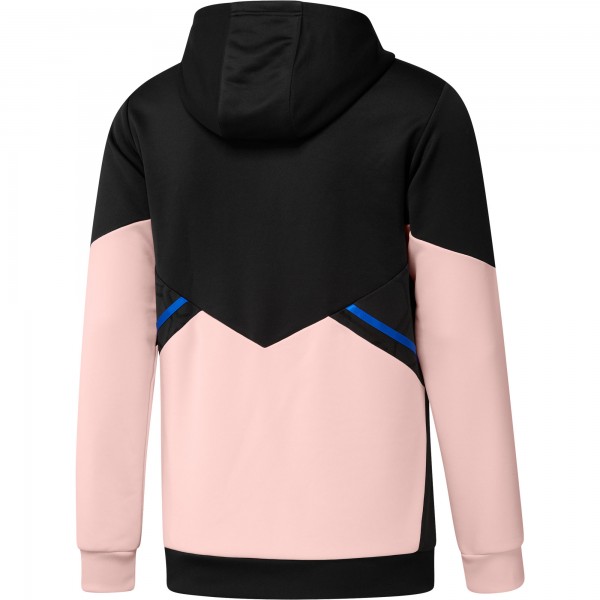 Толстовка на короткой молнии Manchester United adidas Training AEROREADY - Black/Pink