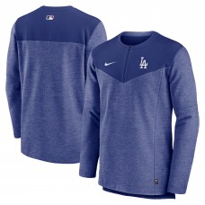 Кофта на короткой молнии Los Angeles Dodgers Nike Authentic Collection Game Time Performance - Royal