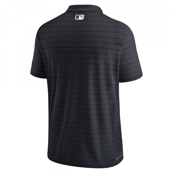 New York Yankees Nike Navy Authentic Collection Victory Striped Performance Polo