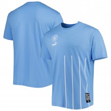 Футболка Manchester City Puma FtblCulture Wordmark - Sky Blue