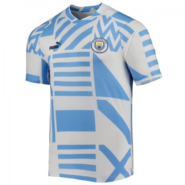 Футболка Manchester City Puma Pre-Match V-Neck - White