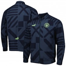 Куртка на молнии Manchester City Puma Pre-Match Raglan Training - Navy