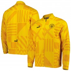 Куртка на молнии Manchester City Puma Pre-Match Raglan Training - Yellow