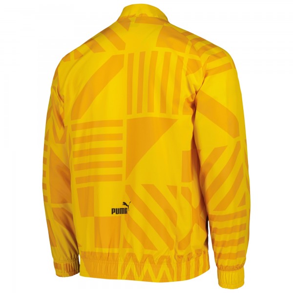 Куртка на молнии Manchester City Puma Pre-Match Raglan Training - Yellow