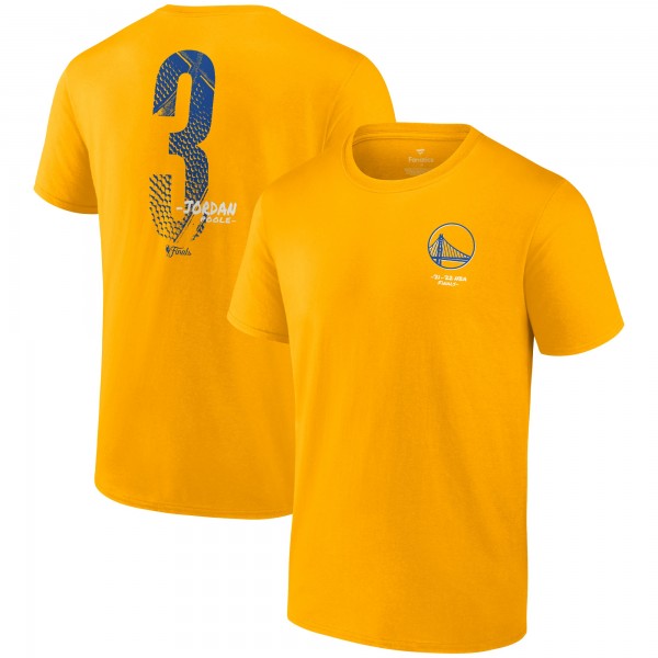 Футболка Jordan Poole Golden State Warriors 2022 NBA Finals Champions - Gold