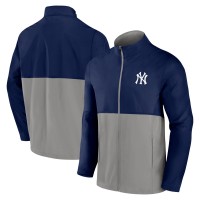 Кофта на молнии Mens Navy/Gray New York Yankees Moon Shot
