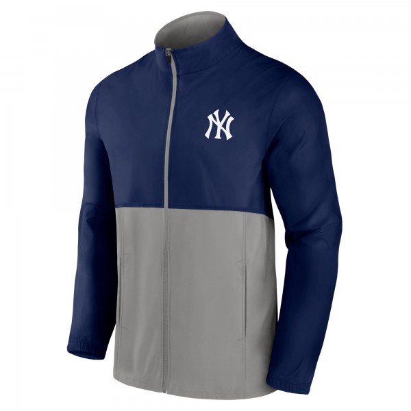 Кофта на молнии Mens Navy/Gray New York Yankees Moon Shot