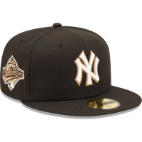 Бейсболка New York Yankees New Era 1996 World Series Wheat Undervisor 59FIFTY - Black