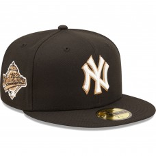 Бейсболка New York Yankees New Era 1996 World Series Wheat Undervisor 59FIFTY - Black