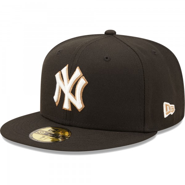 Бейсболка New York Yankees New Era 1996 World Series Wheat Undervisor 59FIFTY - Black