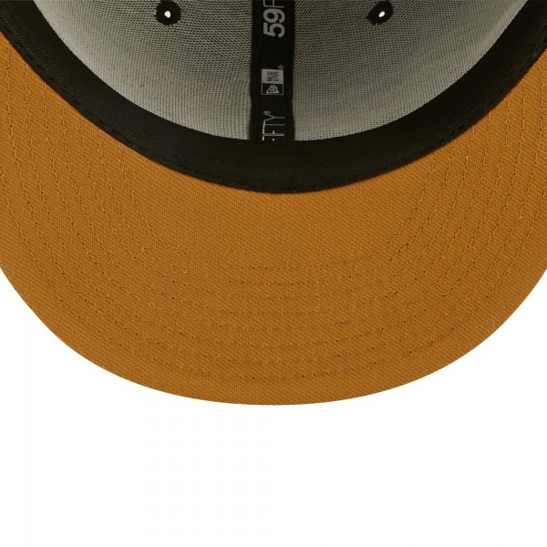 Бейсболка Los Angeles Dodgers New Era 1978 World Series Wheat Undervisor 59FIFTY - Black