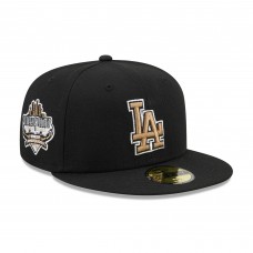 Бейсболка Los Angeles Dodgers New Era  Wheat Undervisor 59FIFTY - Black