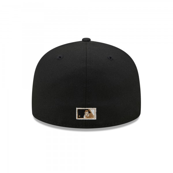 Бейсболка Los Angeles Dodgers New Era  Wheat Undervisor 59FIFTY - Black