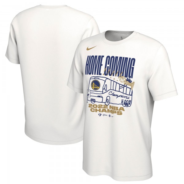 Футболка Golden State Warriors Nike 2022 NBA Finals Champions Celebration Parade - White