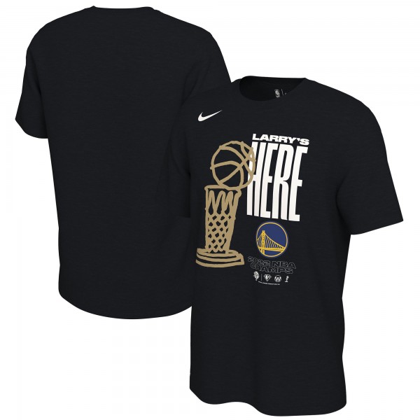 Футболка Golden State Warriors Nike 2022 NBA Finals Champions Trophy Celebration - Black