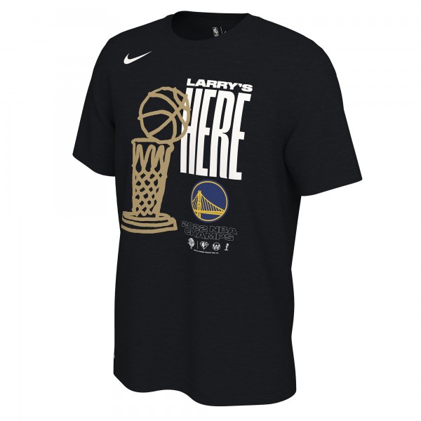 Футболка Golden State Warriors Nike 2022 NBA Finals Champions Trophy Celebration - Black