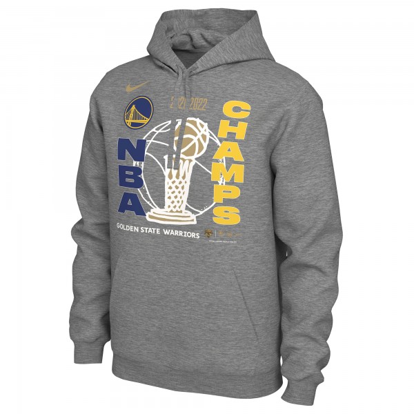 Толстовка Golden State Warriors Nike 2022 NBA Finals Champions Locker Room - Heathered Gray